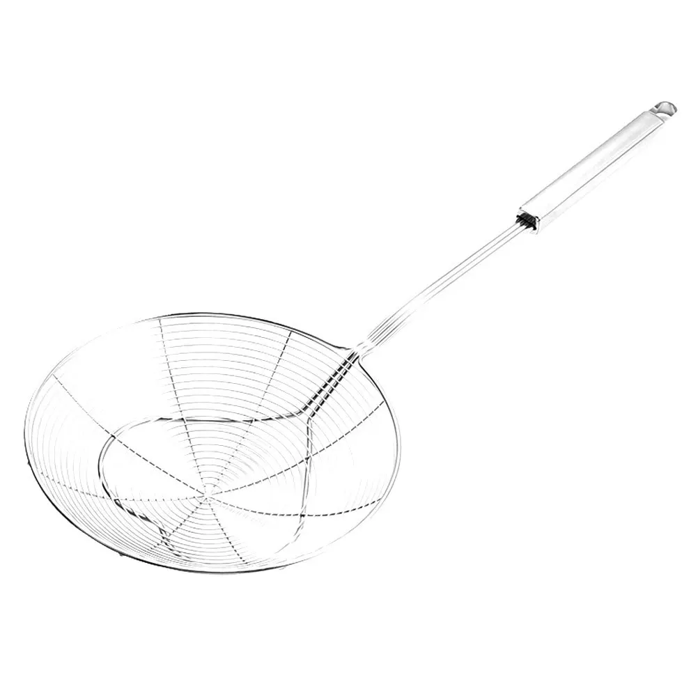 

Thickened Stainless Steel Slotted Spoon 20Cm High Temperature Resistant Oil Filter For Frying Hot Pot Cooking Kitchen