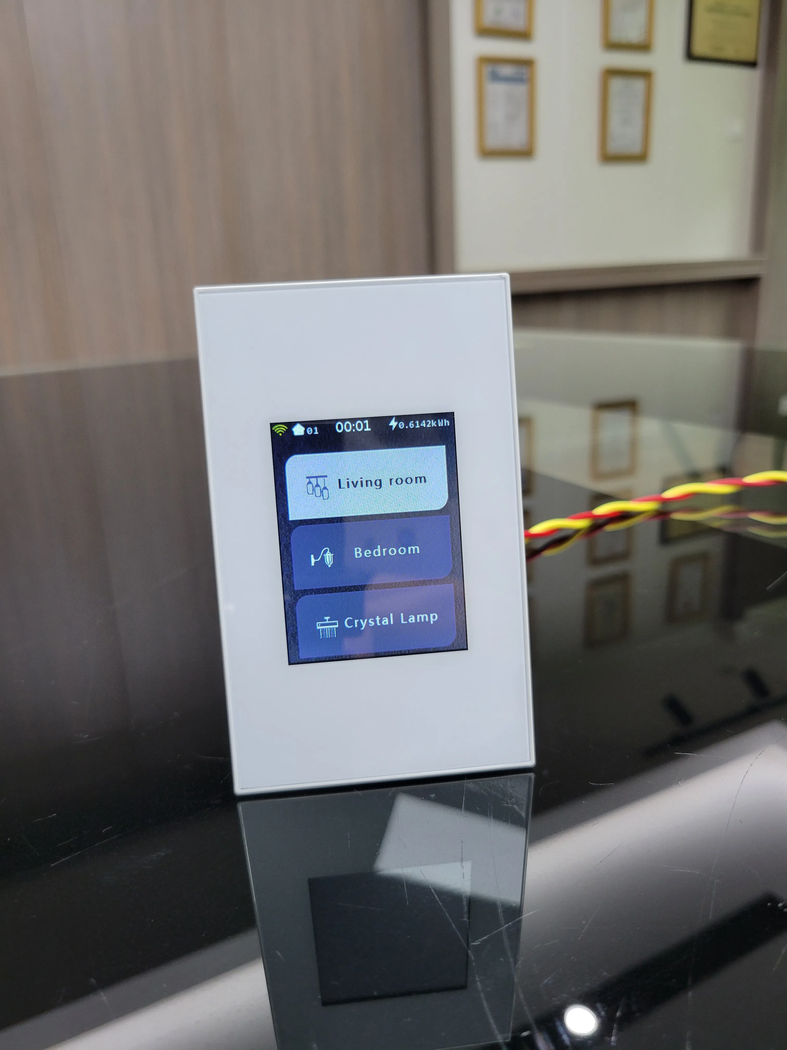 2025 New Design Tuya /Homekit/Lanbon 3 System  Integrated Smart Wall Wifi Switch 1/2/3 Gang Curtain Smart Switch Smart Home Life