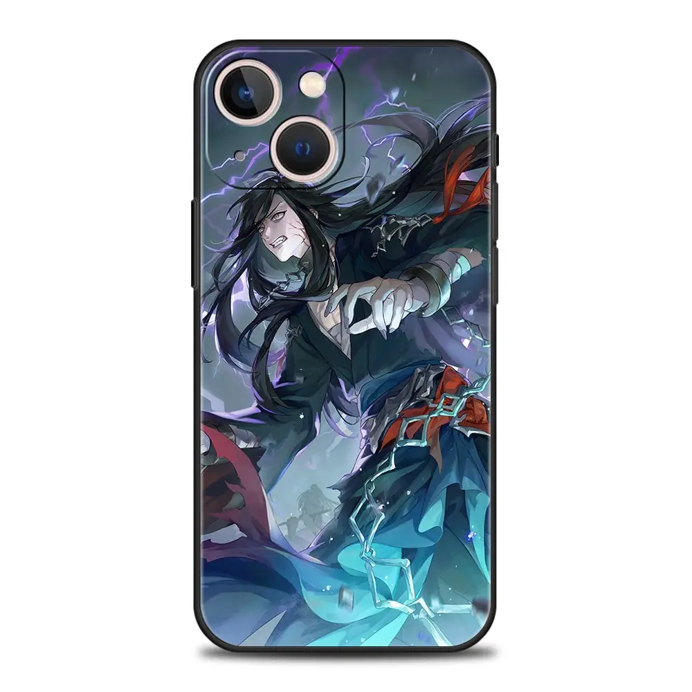 MDZS Anime Mo Dao Zu Shi Wei Wuxian Luxury Soft Phone Case For iPhone 13 15 14 12 11 Pro MAX XR X SE XS 7 8 Plus Full Cover