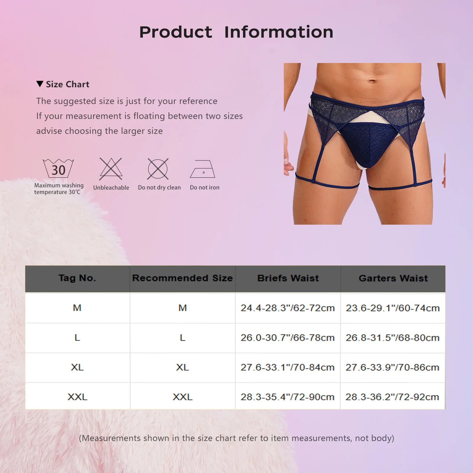 2 قطعة رجل مثير الدانتيل الرباط حزام سيور ملخصات الملابس الداخلية الملابس الداخلية سلسلة ثونغ سيسي سراويل الساخن مثير الذكور ملخصات السروال #6