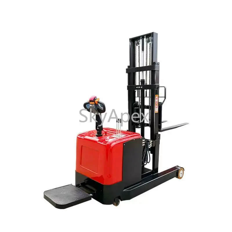Small Agile Reach Forklifts FOB Electric Stand On Stackers or Superior Handling CE Certified High Stability 1000 2000kg Capacity