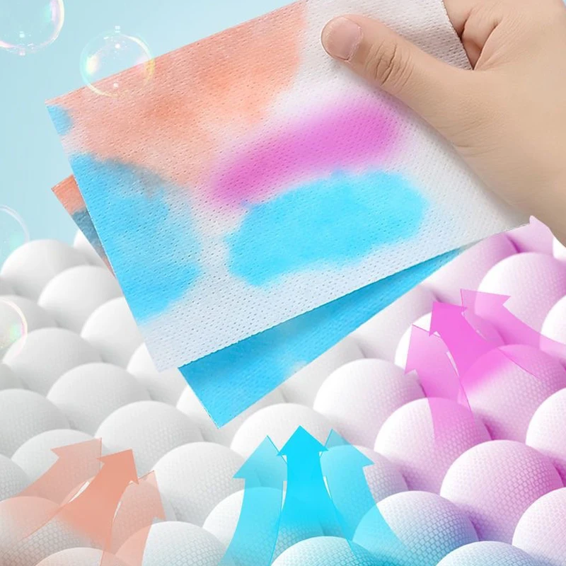 Laundry Tablets Clean Clothing Laundry Soap Anti-Staining Clothes Sheets Anti-String Mixing Color Absorption Washing Accessories
