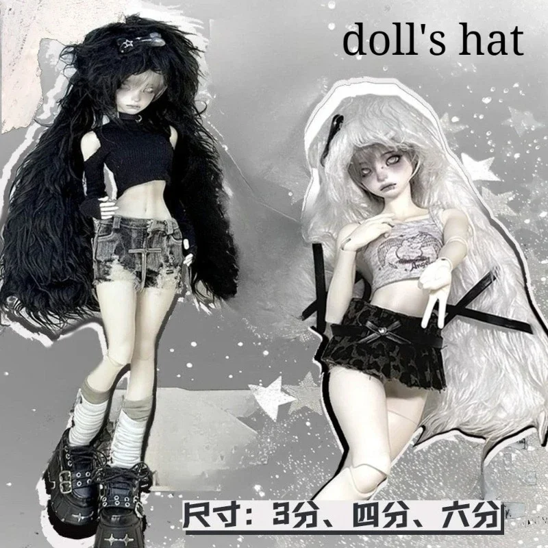 

1/3 1/4 1/6 кукольная шапка для куклы 60/45/30 см в форме куклы Bjd, шапка с кроличьими ушками, нарядные игрушки, игровой домик, модные аксессуары для кукол, без куклы