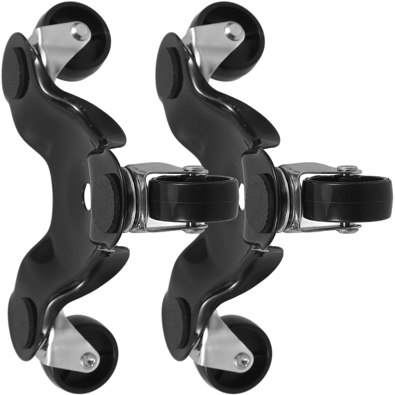 

2pcs 3 Wheel Furniture Moving Dolly Metal Mover For Appliances Small Dolly Wheels Moving Tool Furniture -Dolly