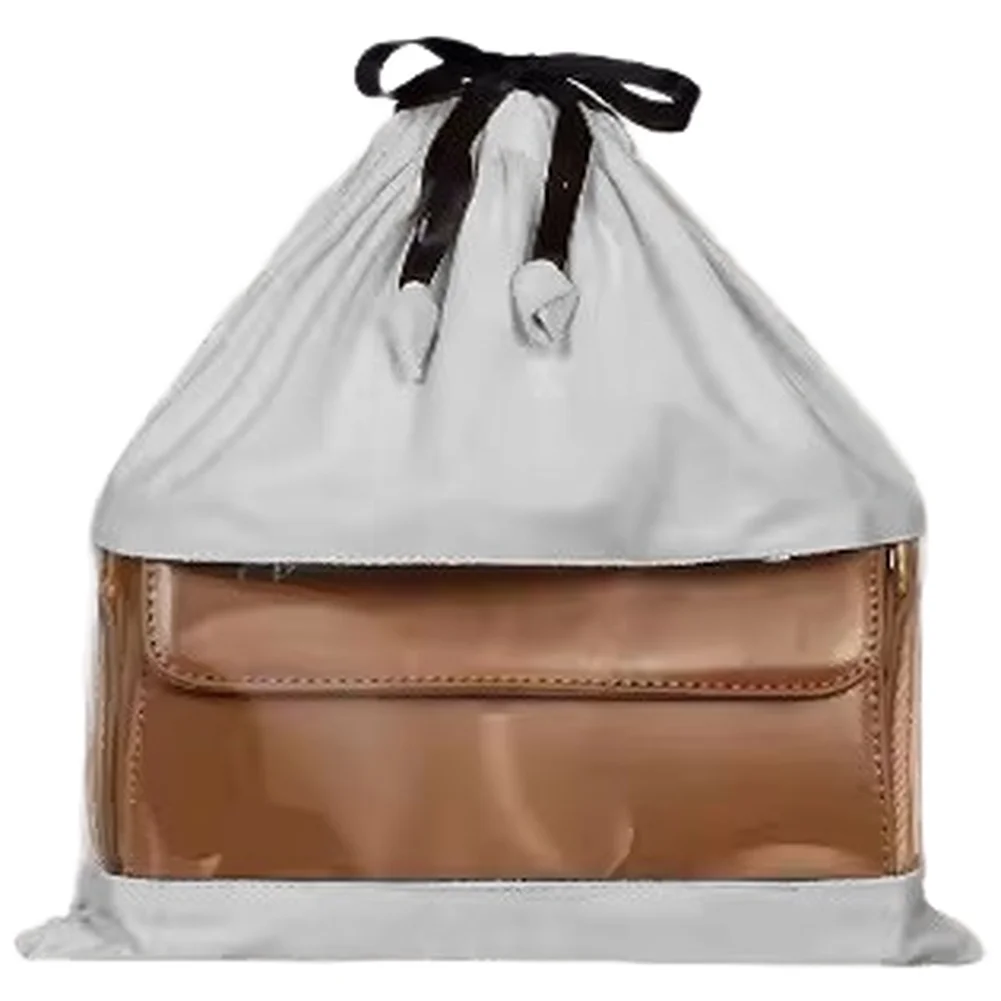 Suede Fabric Drawstring Dust Bag for Handbags Shoes Scarves Jewelry Storage Home Closet Travel Thick Suede Material