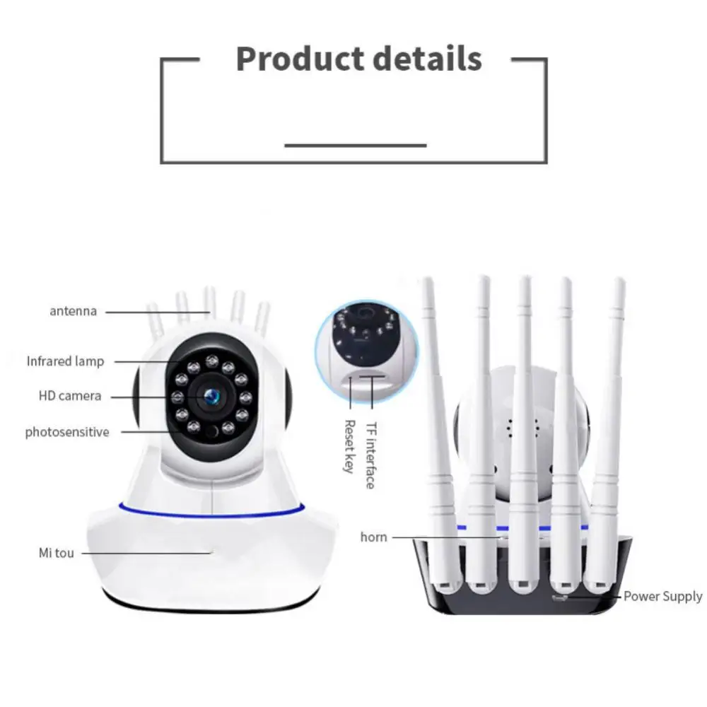 2mp Wireless Camera Intelligent Tracking Ip Camera Night Vision Motion Detection Wifi Camera Smart Home Baby Monitor