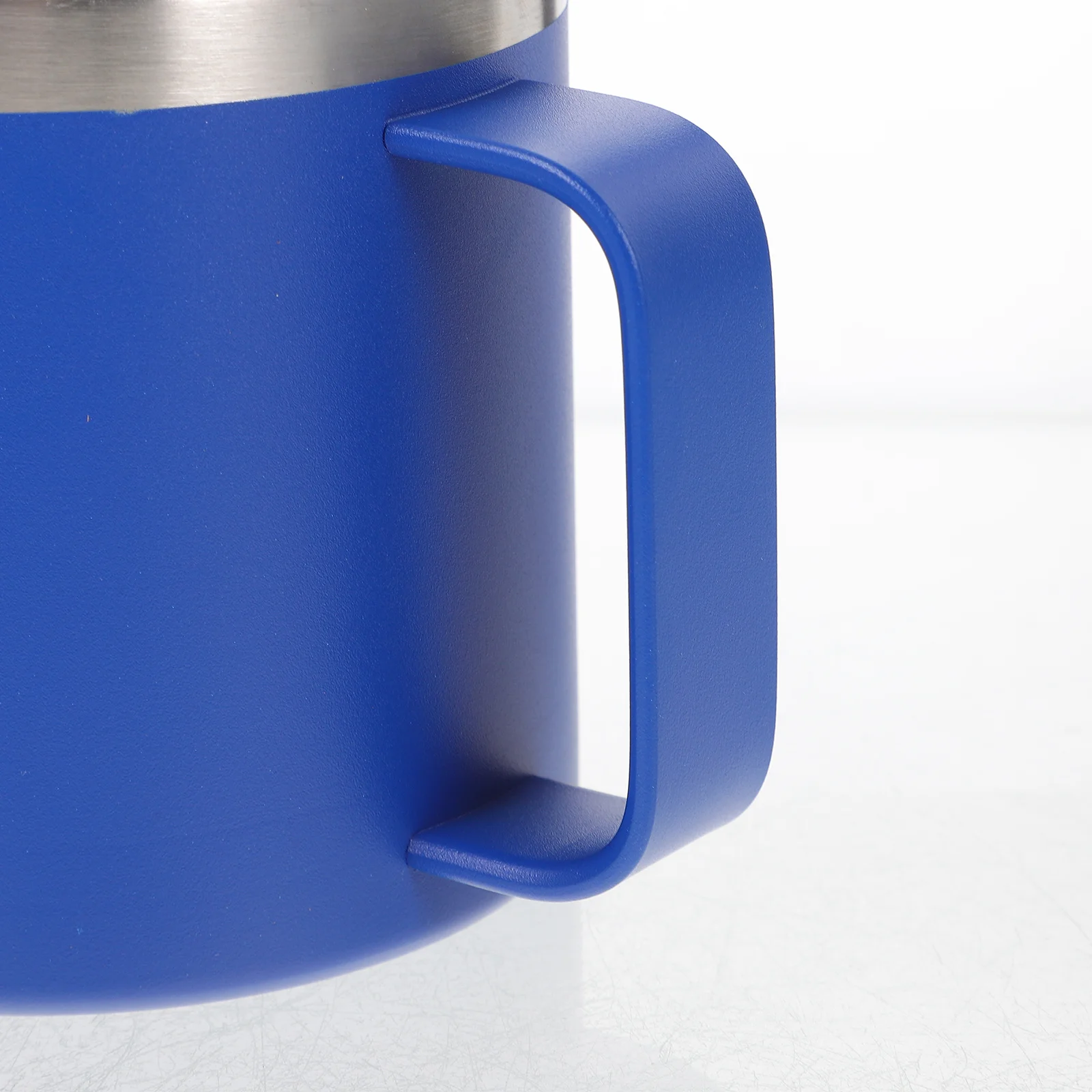 

Stainless Steel Mug Double Layer Insulated Coffee Mug Lid Sturdy Multi-Function Wear-Resistant Camping Beer Juice