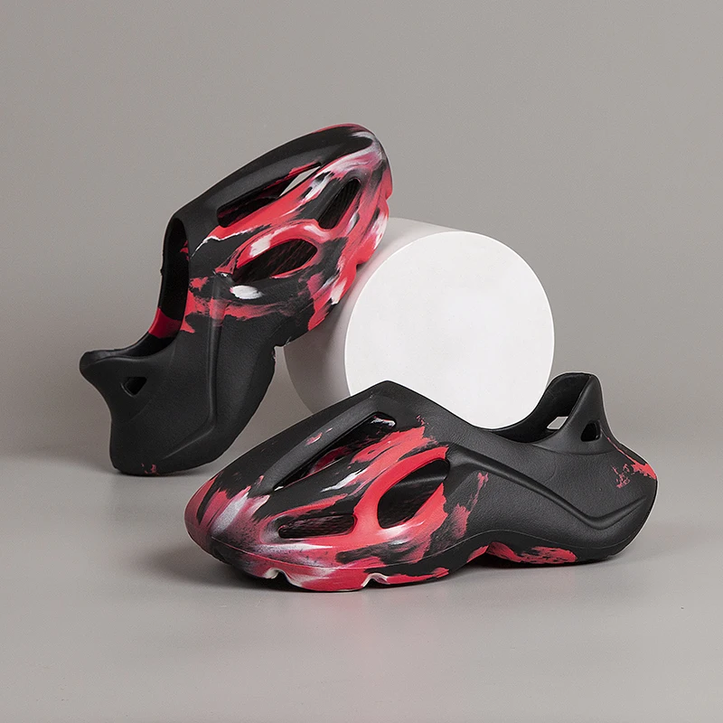 

Мужские летние модные повседневные сандалии с мягкой и мягкой подошвой, которые можно наступать по какалам, мягкой подошвой, противоскользящим и удобным.