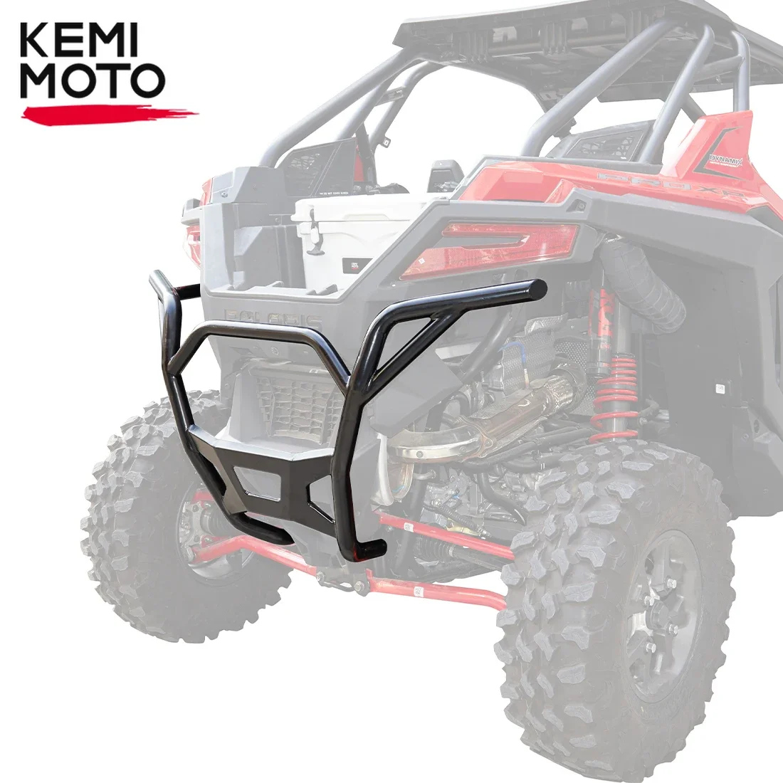 UTV Rear Bumper Compatible with Polaris RZR PRO XP / 4 2020 2021 2022 2023 UTV Heavy Duty RZR PRO XP Bumper Accessories