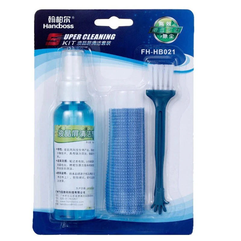 Computer  Cleaning Brush Cloth Liquid High Qulity Screen Cleaning for LCD Tablet Phone Pad Laptop Computer Camera Lens Cleaner