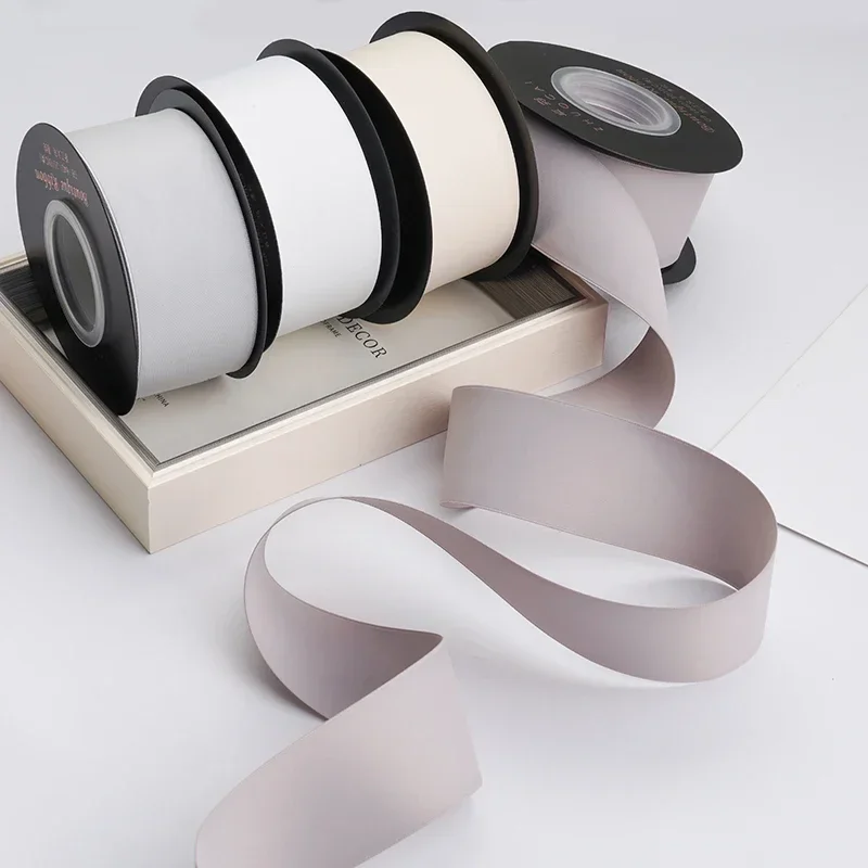 20 ياردة 40 مللي متر ماتي شرائط الساتان DIY بها بنفسك الحرير الاصطناعي الورود الحرف لوازم الخياطة الملابس والاكسسوارات سكرابوكينغ المواد #4