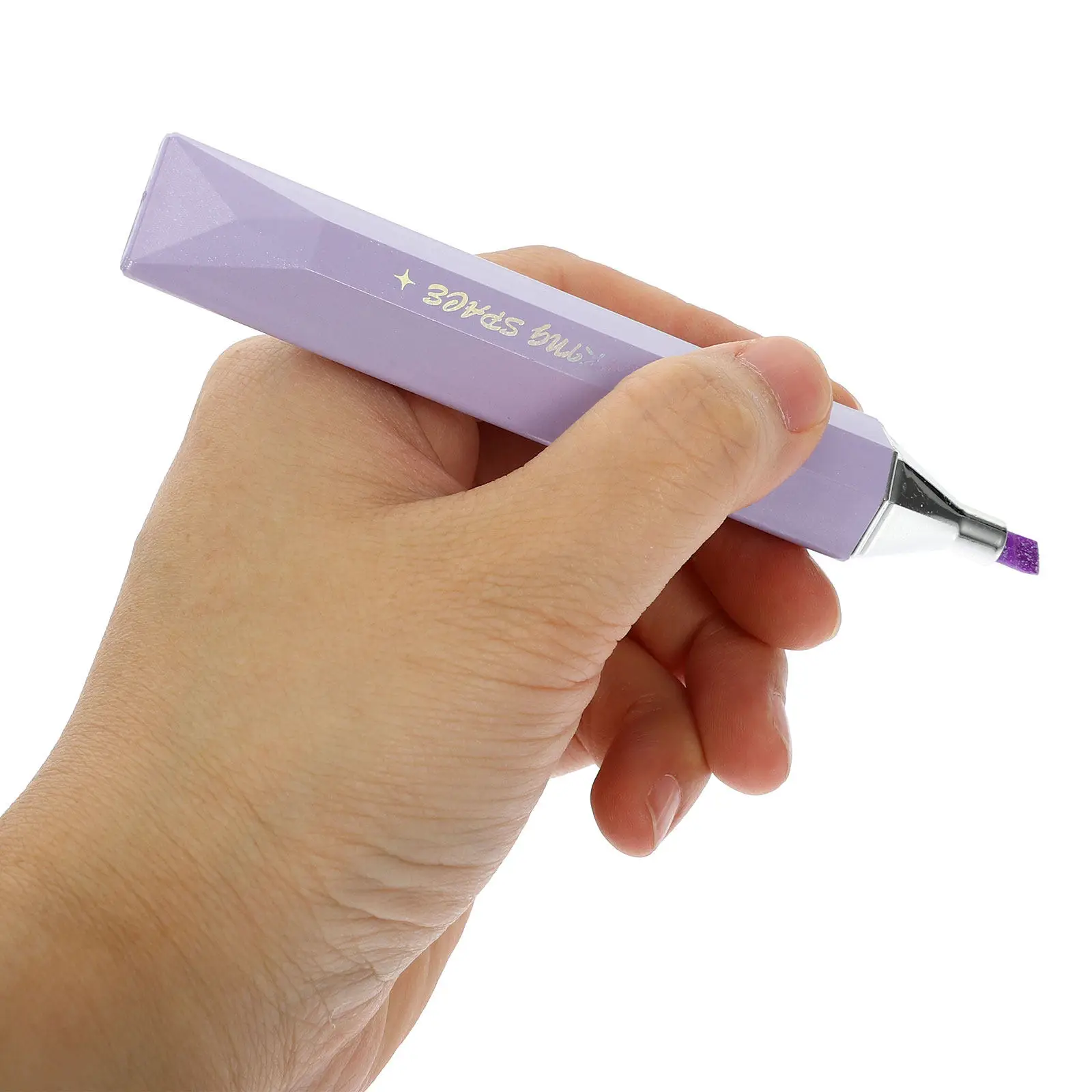 

4Pcs Soft Tip Highlighter Pens Water-Based Pigment Bright Lasting Colors for Study Office Marking Book Highlighting