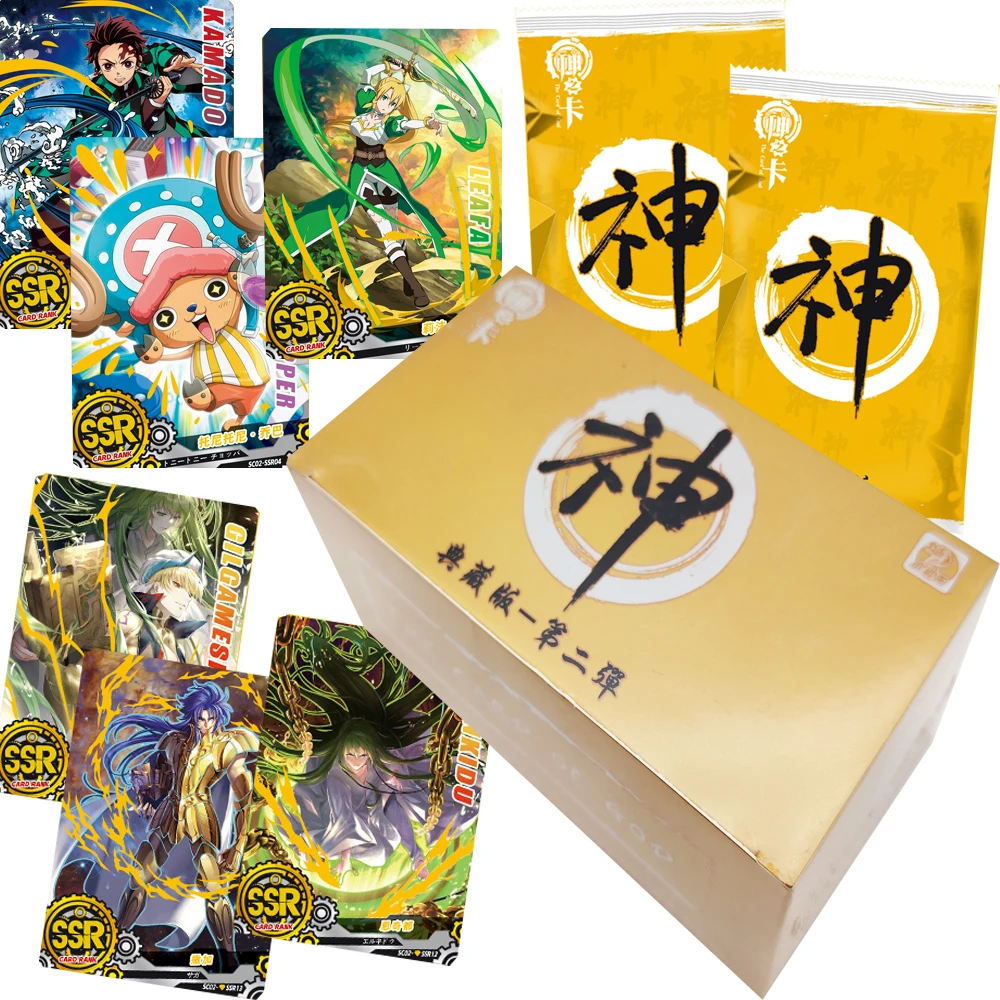 

The Card of God Classic IP Collection Cards Anime Enthusiasts Favorite Character High Quality Diamond Flash Series Cards Gifts