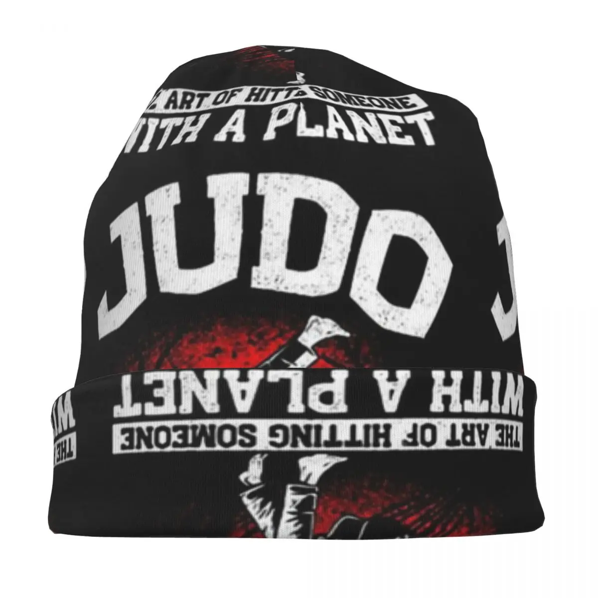 Hitting Planet Judoka Unisex winter warm hat Martial Arts Beanies hat for men and women outdoor hat