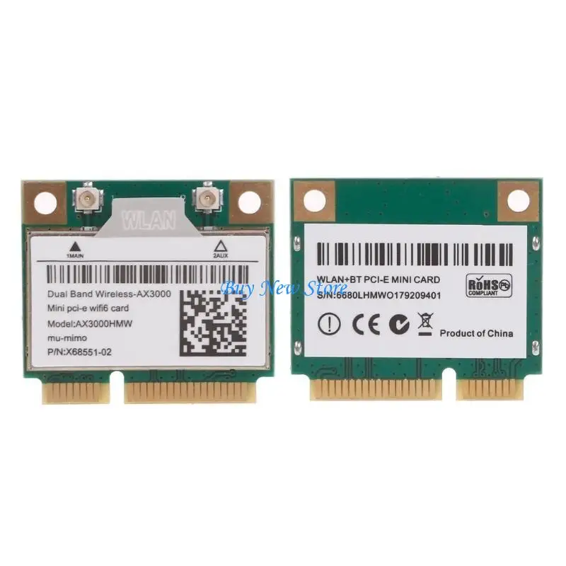 

20CE 2400Mbps WiFi 6 for Intel AX200HMW Bluetooth-compatible 5.0 Mini PCI-E Wireless