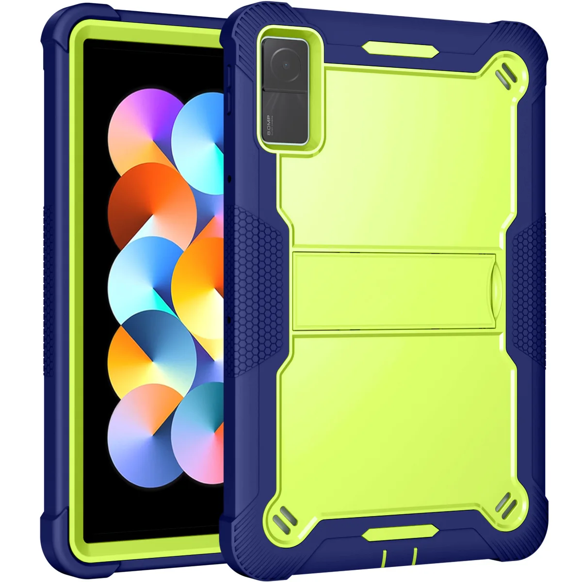 

For Xiaomi Redmi Pad 10.61 inch Case Redmi pad 10.61 Cover Kids Safe Silicon PC Hybrid Shockproof Antifall Stand Tablet Funda