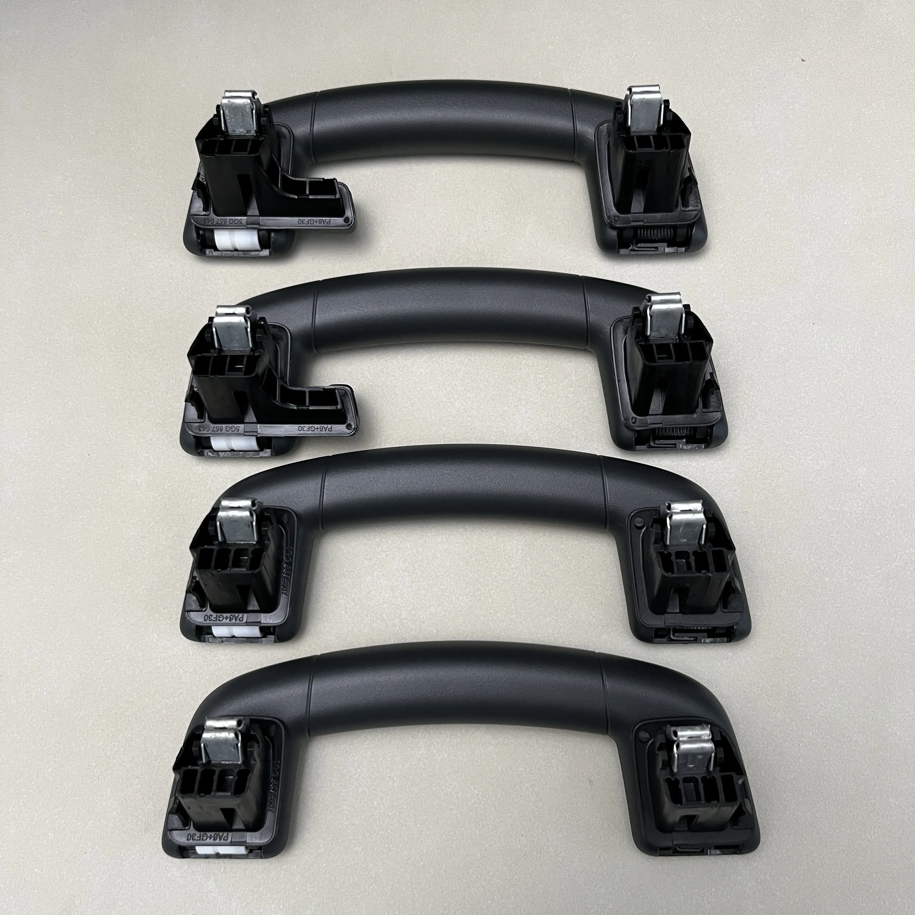 ل VW Golf 7 7.5 MK7 Tiguan 2 MK2 2016-2024 أسود درابزين السقف الداخلي المقبض 5GG857607 5GG857643 5NG857643 5NG857607 #3