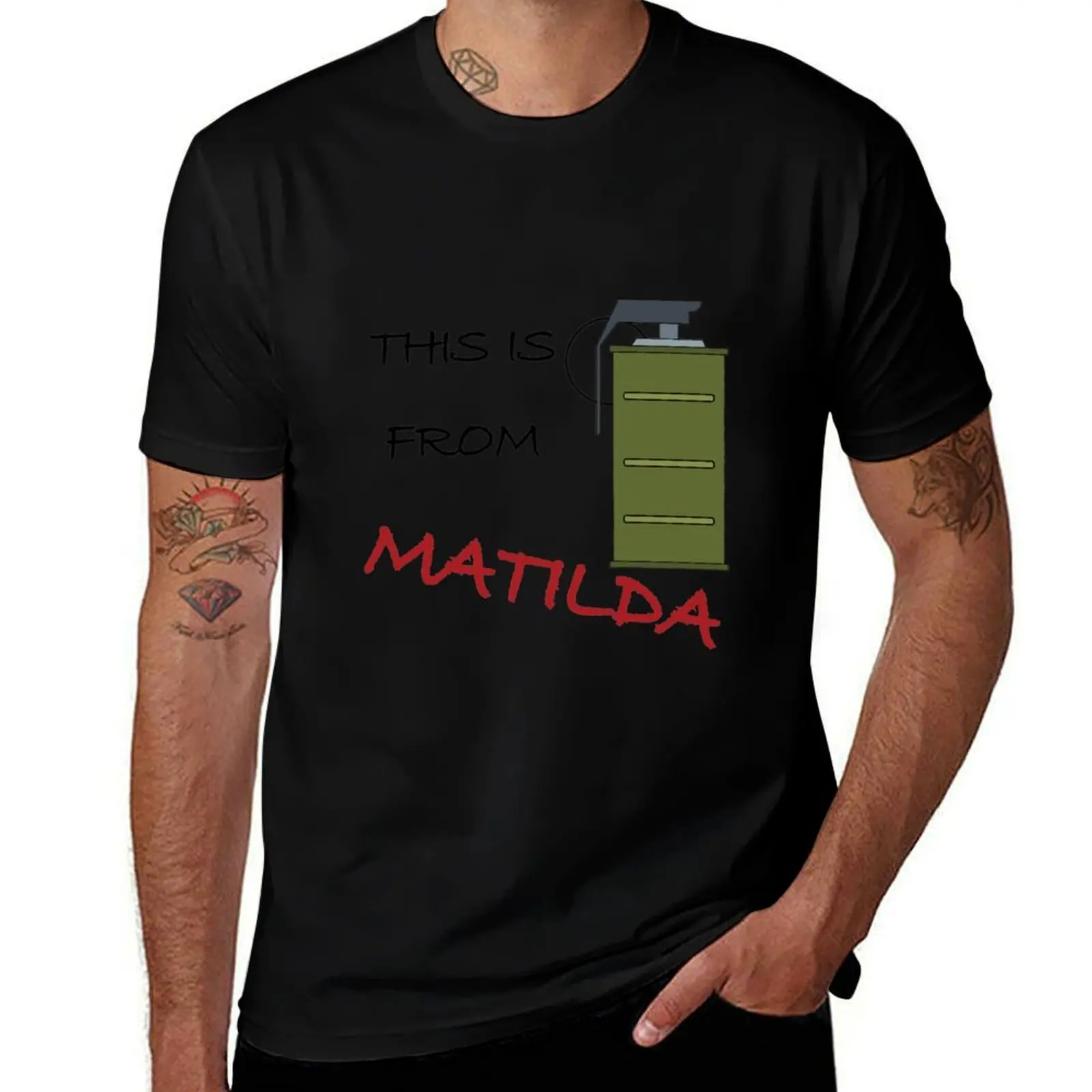 

This Is From Matilda T-Shirt Simple Casual Short Sleeve Tee