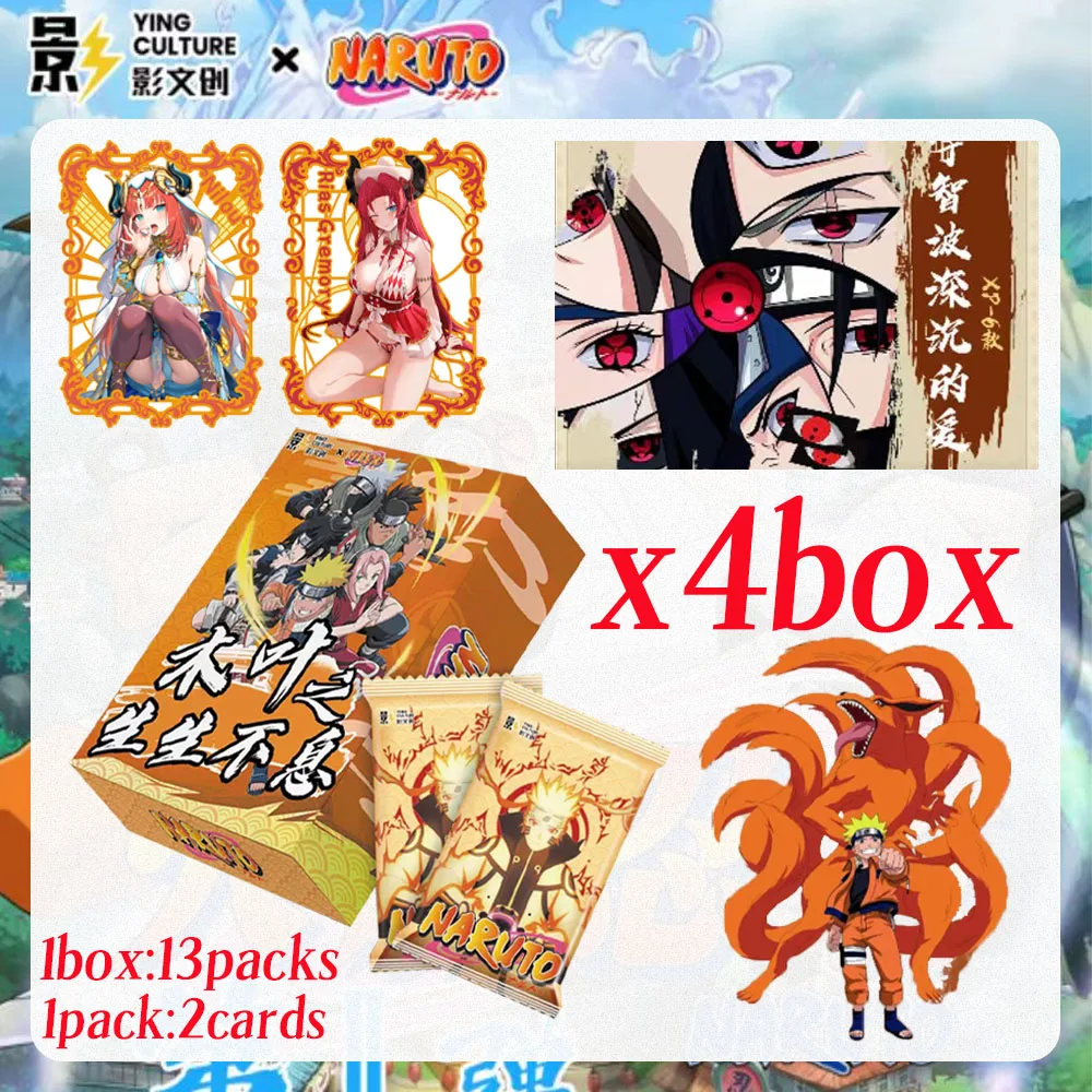 

2024 New Naruto Collection Cards Games Box Message Photo Gift Toy Fan Collection TikTok Live Streaming Toys Cards