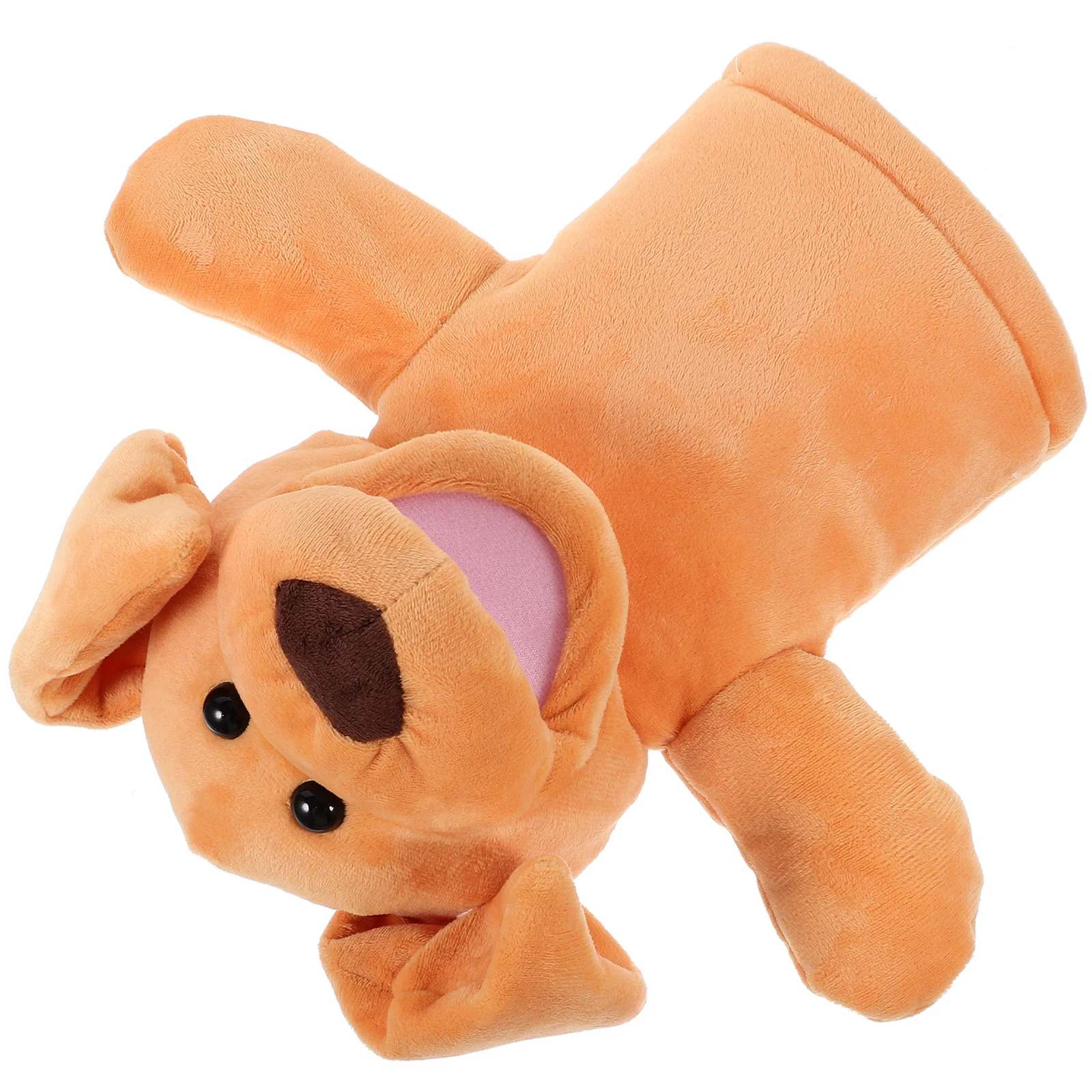 Hand Puppet Toys Plush Figure Cartoon Animal Orange Short Story Telling Parent-child