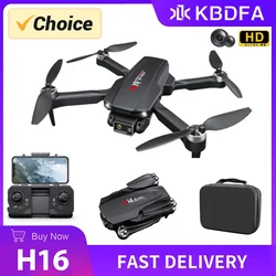 KBDFA New Drone H16 GPS Professional Dual Camera Dron Quadcopter  Brushless Aerial Photography Laser Obstacle Avoidance RC Toy