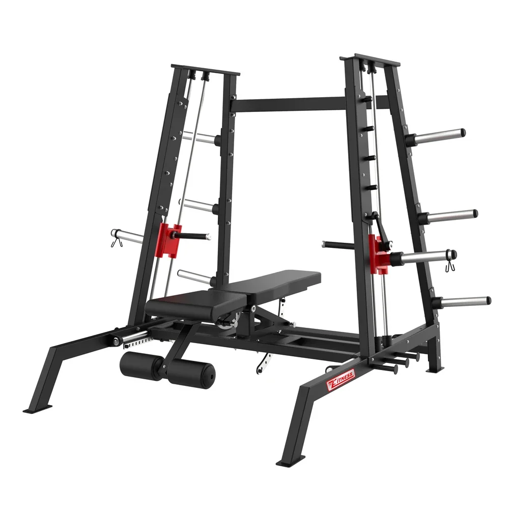 

Wellshow Sport Adjustable Folding Barbell Rack And Weight Bench Sit Up Incline Decline Bench Press For Strength Training