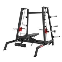 Wellshow Sport Adjustable Folding Barbell Rack And Weight Bench Sit Up Incline Decline Bench Press For Strength Training