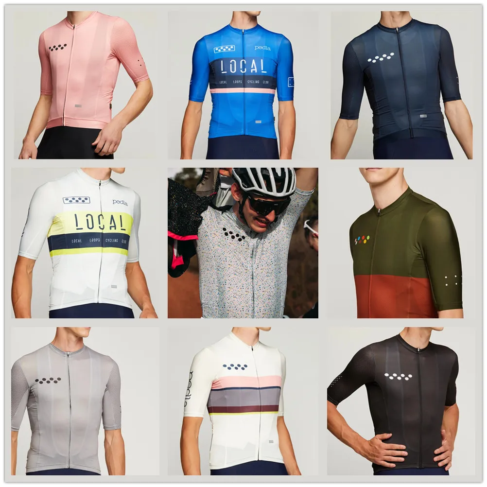 The Pedla 2022 Summer Men's New Arrivals Short Sleeve Jersey Maillot Shirt Ciclismo Outdoor Quick Dry Mtb Sports Triathlon Tops