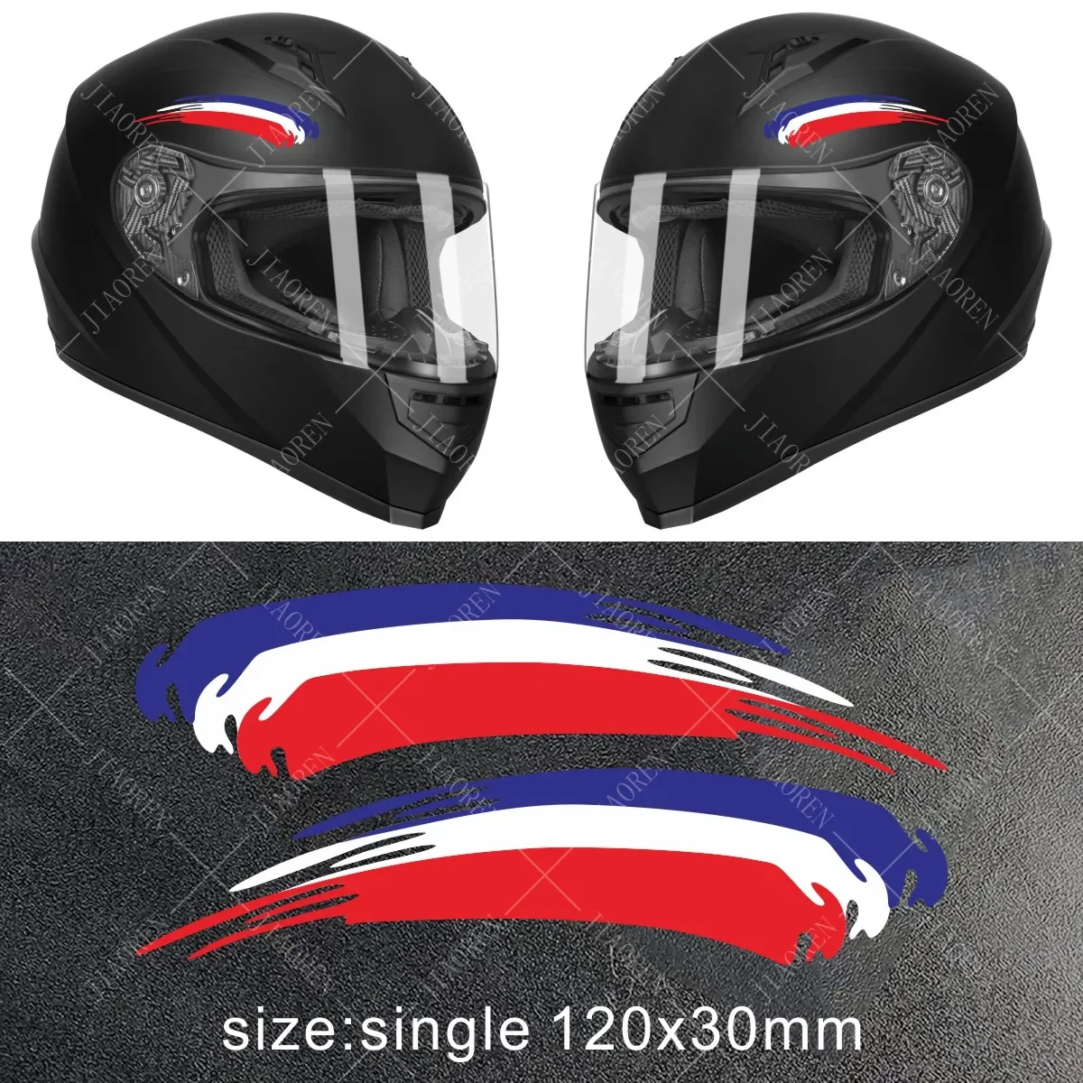 Reflective motorcycle stickers logo decal helmet tank car bike Laptop flag sticker for yamaha honda suzuki kawasaki ktm ducati image 5