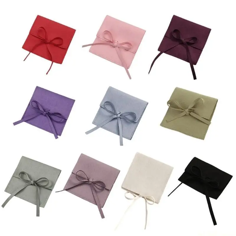 

D46E Protective Jewelry Holder Bag Storage Elegant Jewelry Bag Suitable for Women and Fashionable Individuals