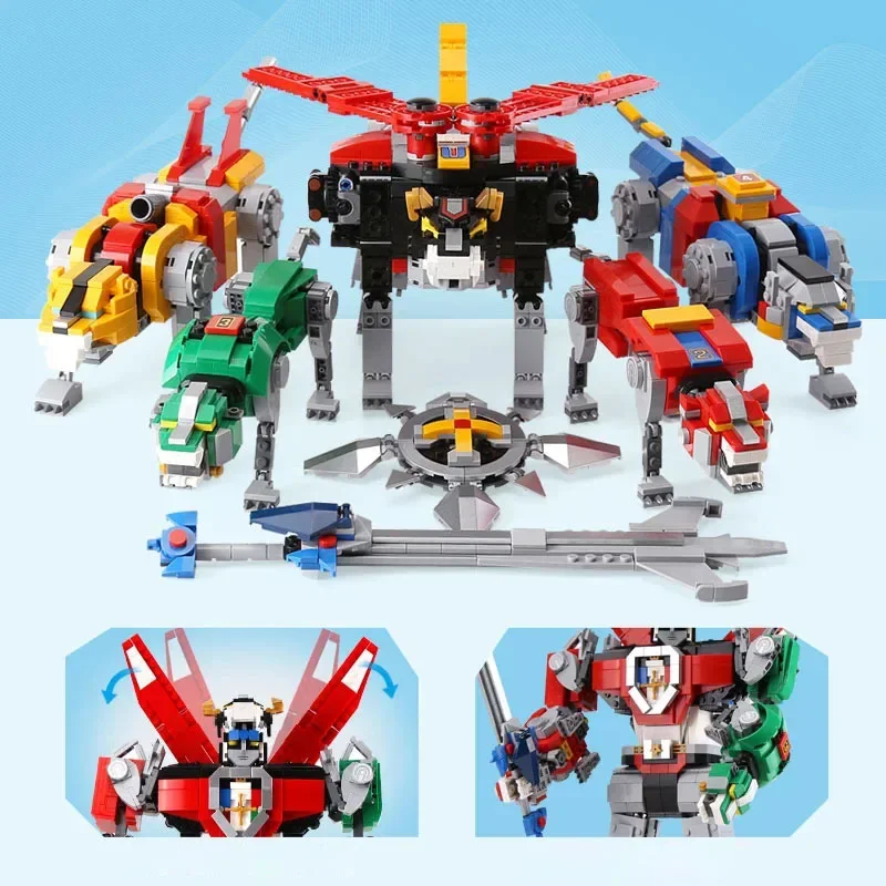 HOT TOY 2334Pcs Ideas Voltron Defender of The Universe Model Education Model 21311 Building Block regali di natale per bambini