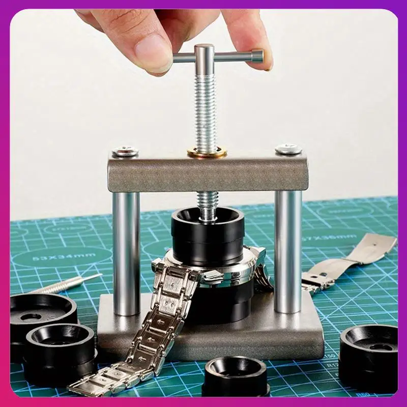 

ABKL-12Pcs Набор металлических укупорочных машин для часов, задняя крышка корпуса, пресс-винт, закрытие часовщиков, набор инструментов для ручного ремонта