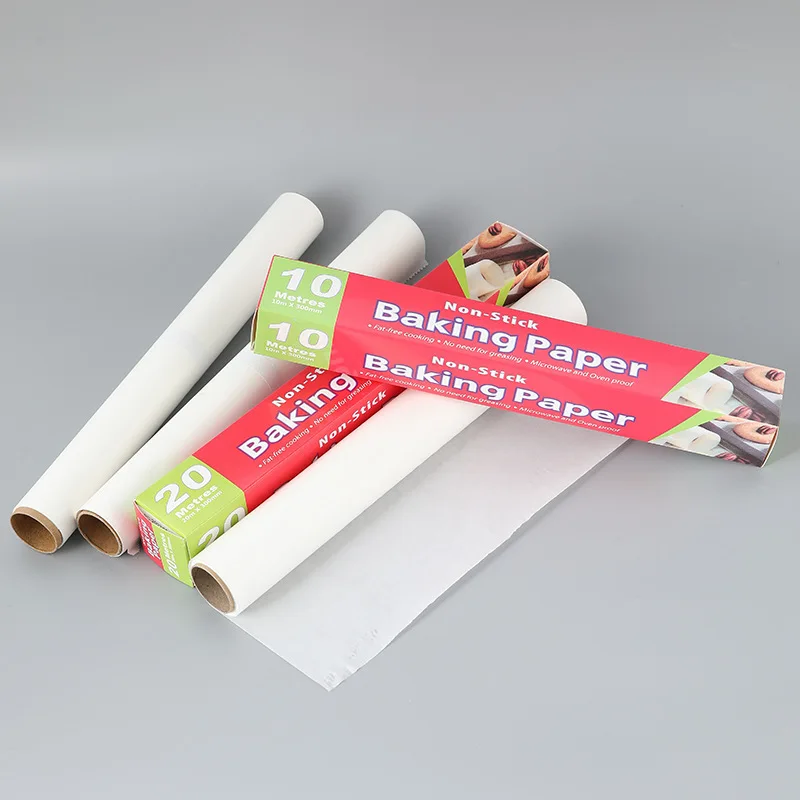 5M /10M Parchment Paper Baking Sheets Non-Stick Cutable Baking Liners for Oven Air Fryer Grilling Mat Steaming Bread Cookies