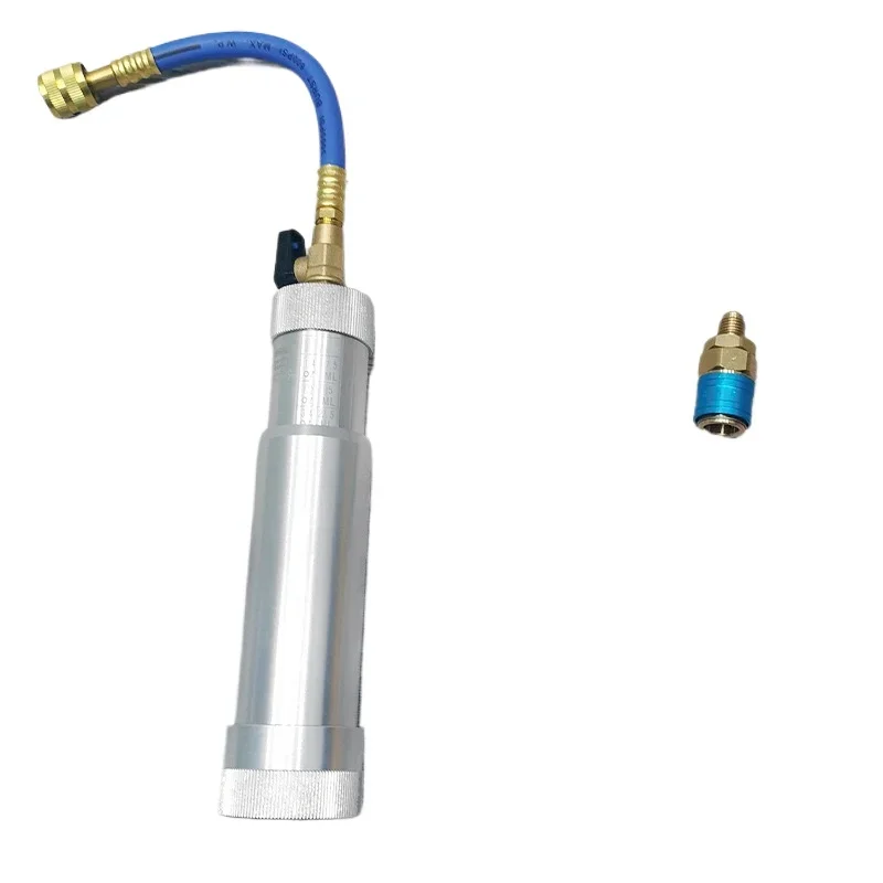 

Professional Maintenance Tool for Automotive Air Conditioning Pneumatic Refrigeration Oil Injector and Filling Pipe