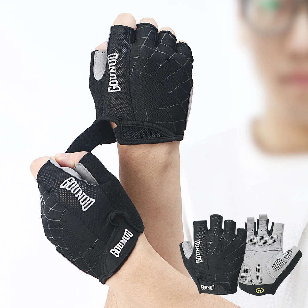 1 Paar Fitnesshandschuhe, Trainingshandschuhe, fingerlose Handschuhe zum Gewichtheben, leichte, atmungsaktive Fitnesshandschuhe, Sporthandschuhe