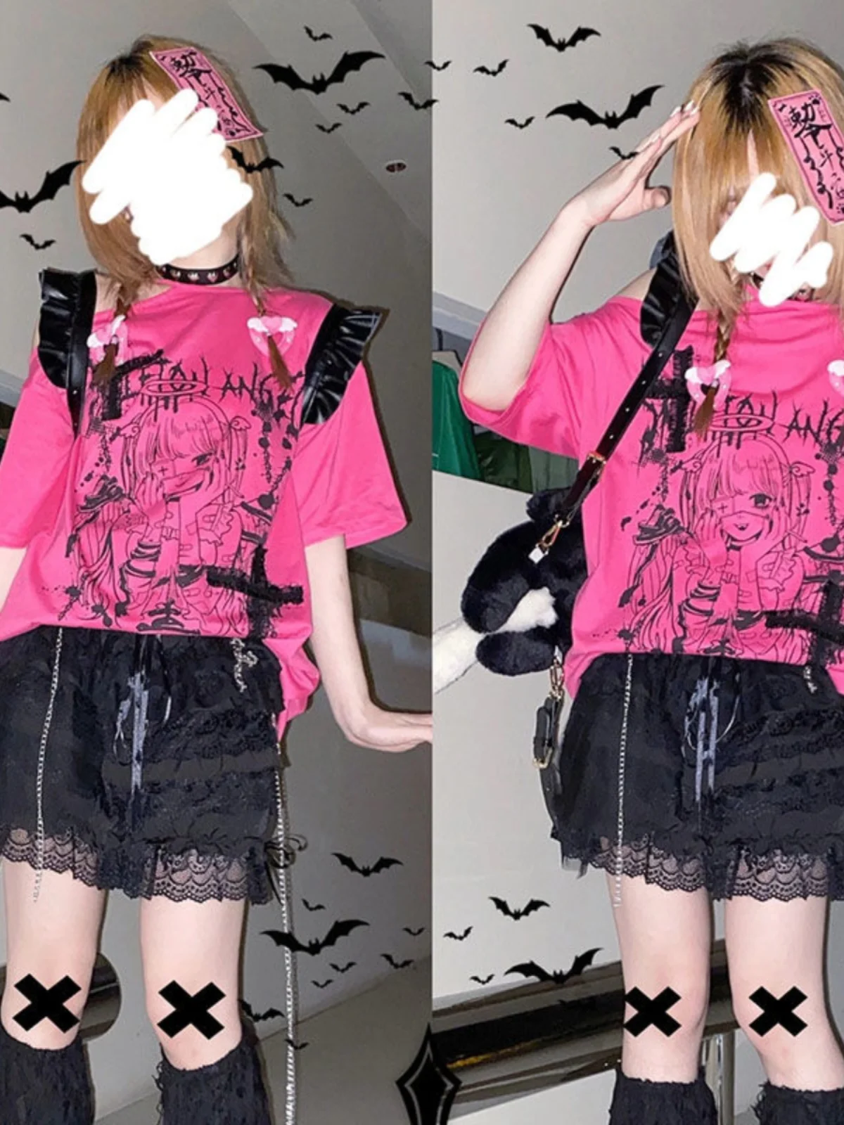 Été Sle fiti imprimé ort Sve T-irt femme douce et épicée Y2K Punk Streetwear haut Abywind Punk culturel