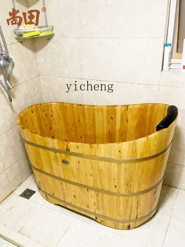 

ZP-1 YS-8 Bath Hogshead Solid Wood Deep Bathtub Adult Bathtub Bath Basin Bath Barrel