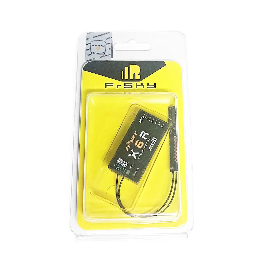 

FrSky X6R 2.4G 16CH SBUS RC Receiver for Open TX Taranis X9D Jumper T16 T18 Transmitter