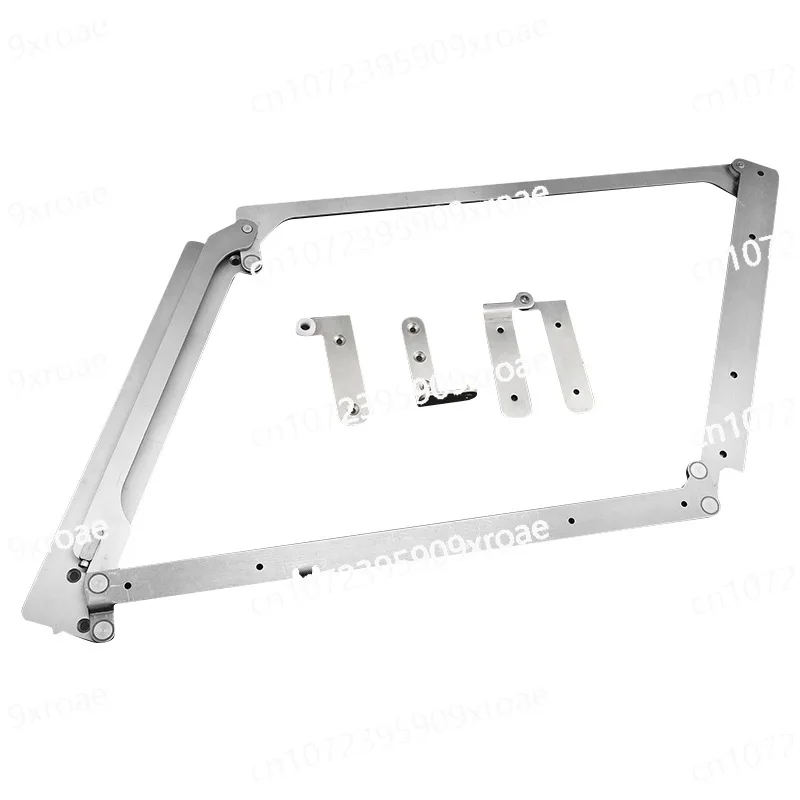 

Accordion Type Sliding Door Hinge Silent Sound Folding Door 304 Stainless Steel Hinge Heavy Duty 40KG Bedroom 180 Degrees