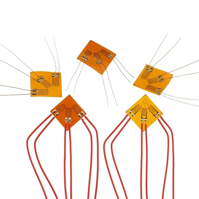 10PCS Foil type strain gauge BF1K-3CA/BF120-3CA/BF350-3CA three-axis high-precision weighing sensor resistance 45 °