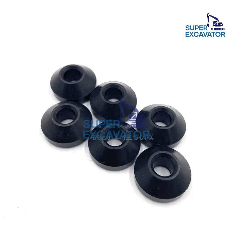 For Kobelco SK450/480-6 Mitsu-bishi 6D22/6D24 Engine valve cover rubber strip screw pad excavator Parts