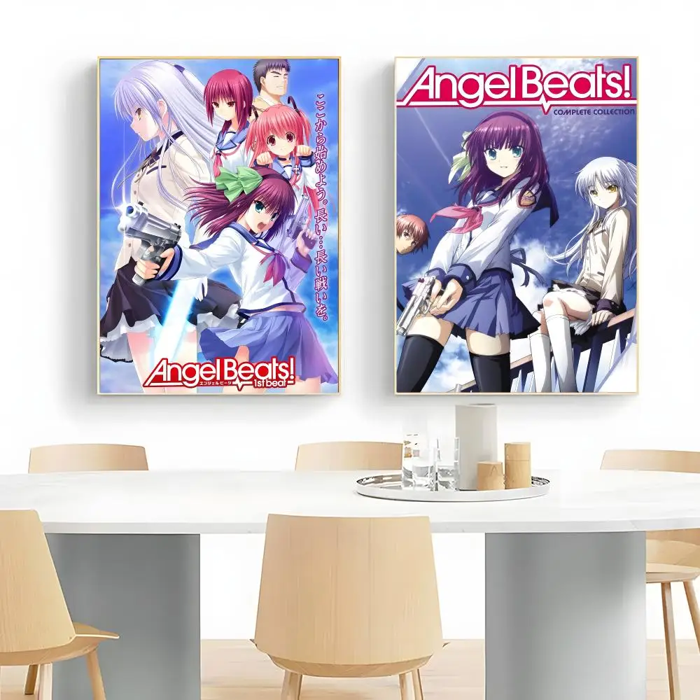 A-Angel Beats Poster Wall Art Print Decorative Mural Home Decor Gift Unframed