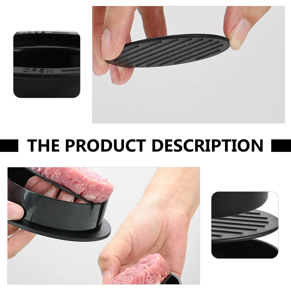 1Pcs Burger Meat Press Mold High-Grade Material Easy Pressing Meat Presser Kitchen Tool for Perfect Patties Hamburger Making