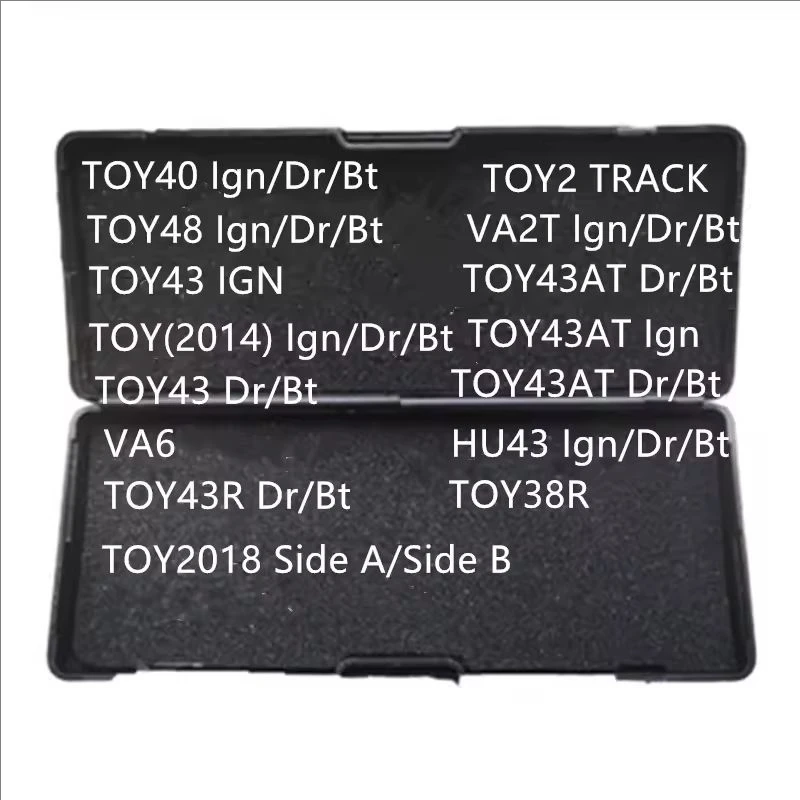 lishi 1 in 2 tooL TOY38R Toy40 Toy43 Toy43r Toy43at Toy47 Toy48 Toy51 Toy2014 Toy2018 Toy 2  Locksmith Tools for Toyota