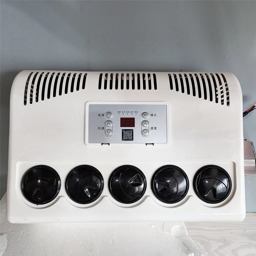 جرار فان المقصورة سبليت الكهربائية 24 فولت 12/24 فولت شاحنة وقوف السيارات مكيف الهواء 12 فولت تكييف الهواء #3