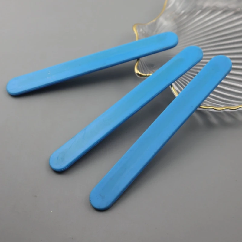 Bâtonnets d'agitation en Silicone bleu, outils colle en résine pour bricolage, bijoux artisanaux, tiges d'agitation agitateur