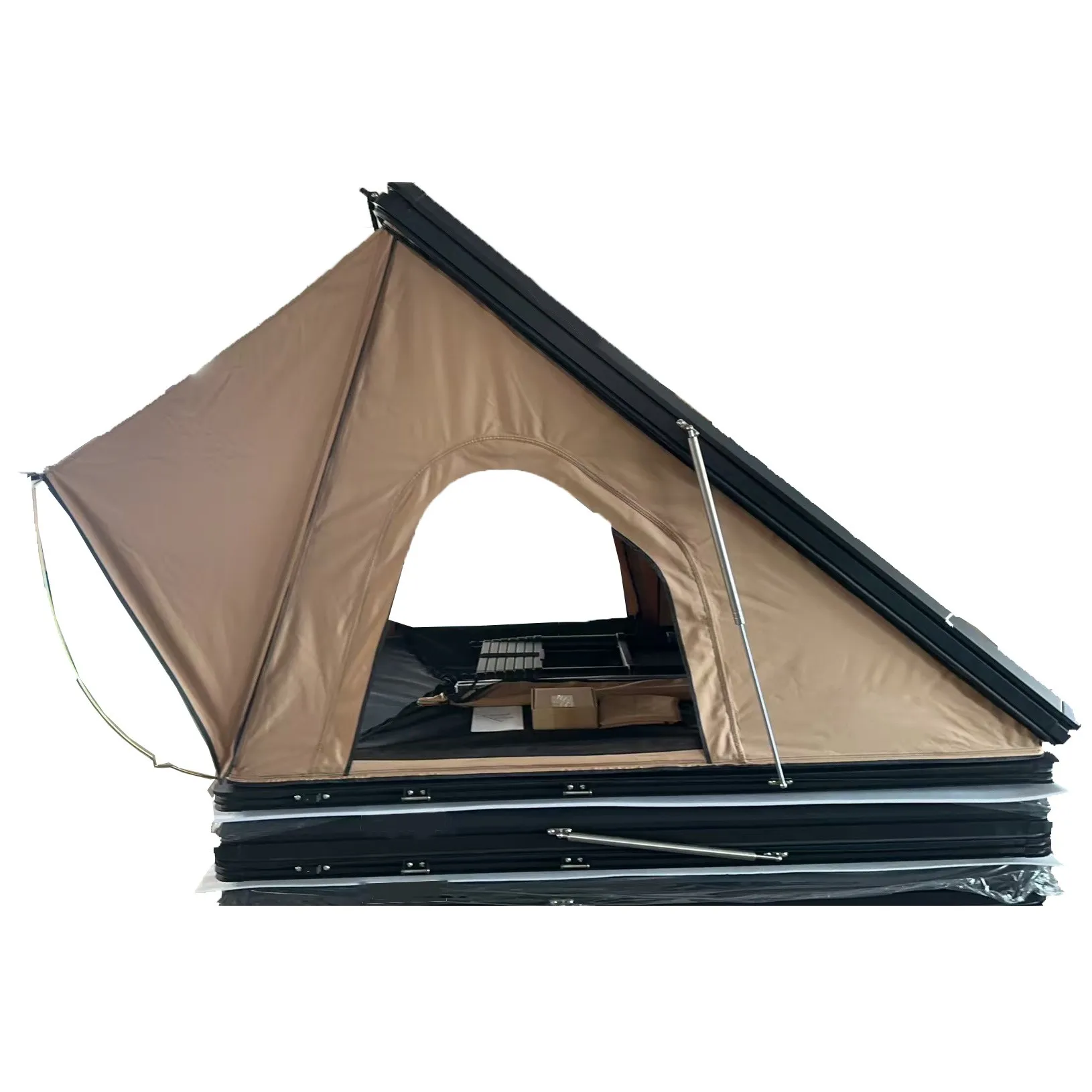 

WJW DZ Advanced Customization China Travel Camper Heavy Duty Car Awning 4x4 Off-road Pickup Roof Top Tent Hard Top Aluminum Roof