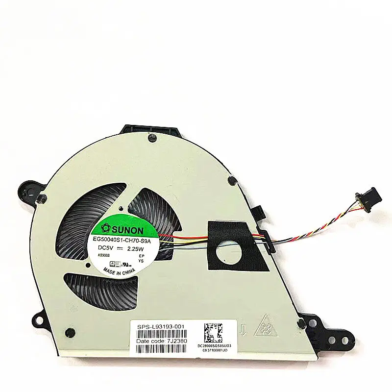 

For Chromebook 15-DE TPN-C140 L93193-001 Laptop CPU GPU Cooling Fan Heatsink Fan Cooler