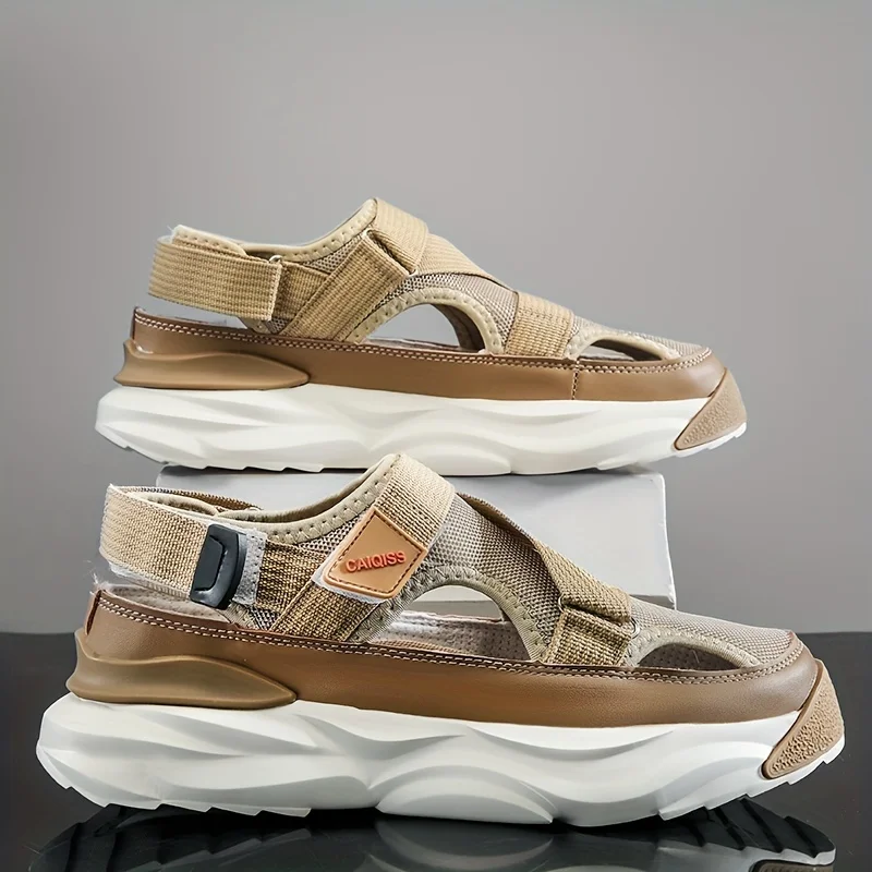 

Men's Outdoor Comfortable Sandals Thick Bottom Non-slip Beach Shoes Casual Hiking Shoes