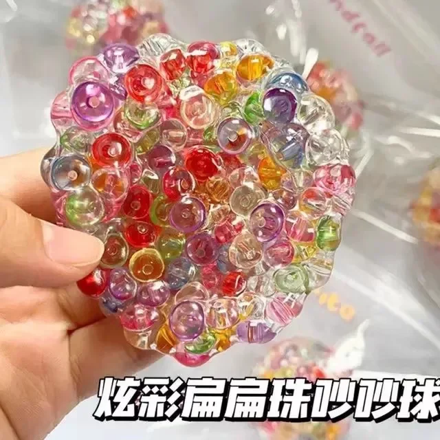 Squishy Bälle Eis-Perlen Stressabbau-Spielzeug Super Weiches Mochi Fidget-Spielzeug mit Langsam Zurückfedernder Textur für Erwachsene zur Angstlinderung und Entspannung